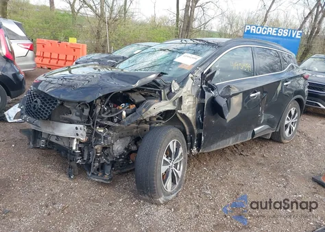 2021 Nissan Murano Sv Intelligent Awd из США, поврежденный, VIN 5N1AZ2BS2MC142810